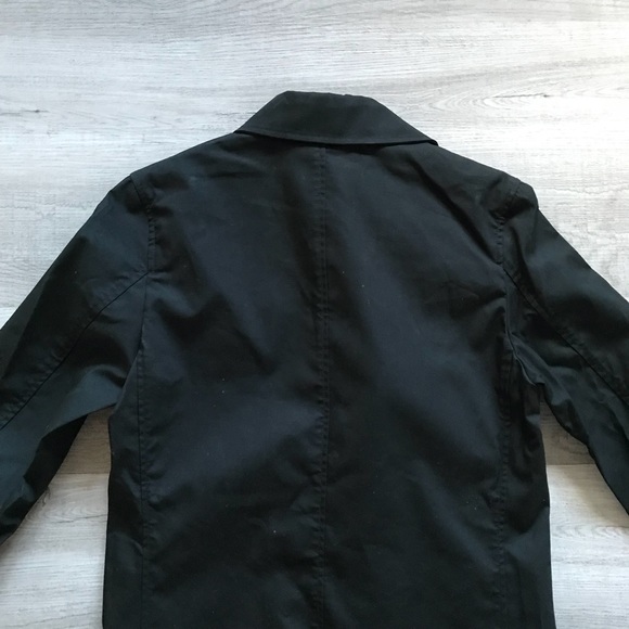 Alfani Black Trench Coat - Picture 4 of 5